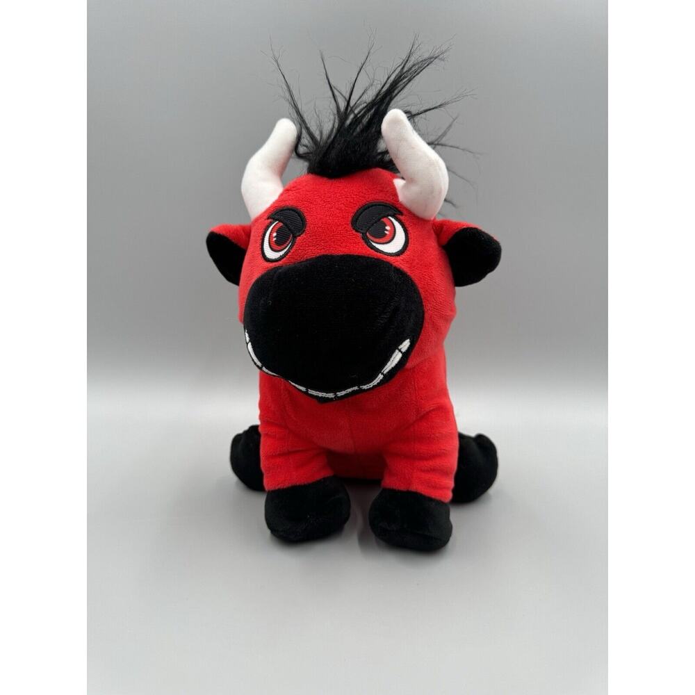 Peek-A-Boo Toys Bronx The Bull Red Plush 9”Stuffed Animal